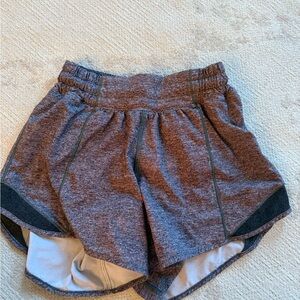 lululemon athletica Heathered Gray Athletic Shorts
